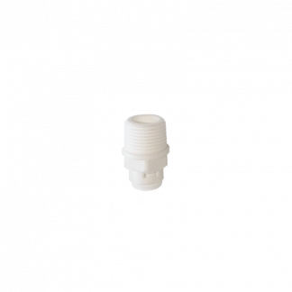 Plastic straight nipple connector